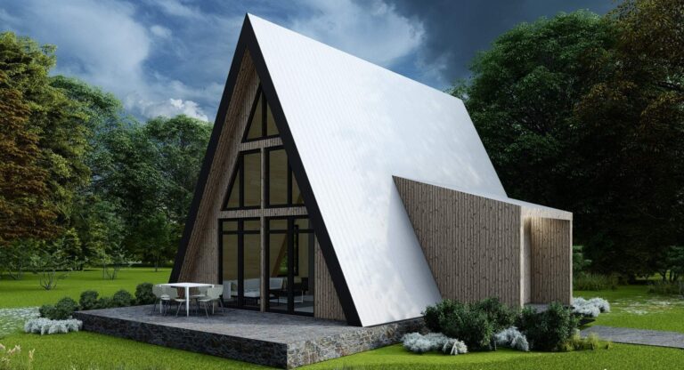 A-Frame Tourister's Cabin - www.aframecabinbuild.com