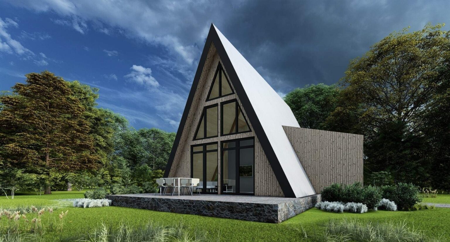 A-Frame Big Family Cabin - www.aframecabinbuild.com